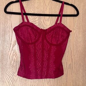 Madden Girl Vibrant Red Top